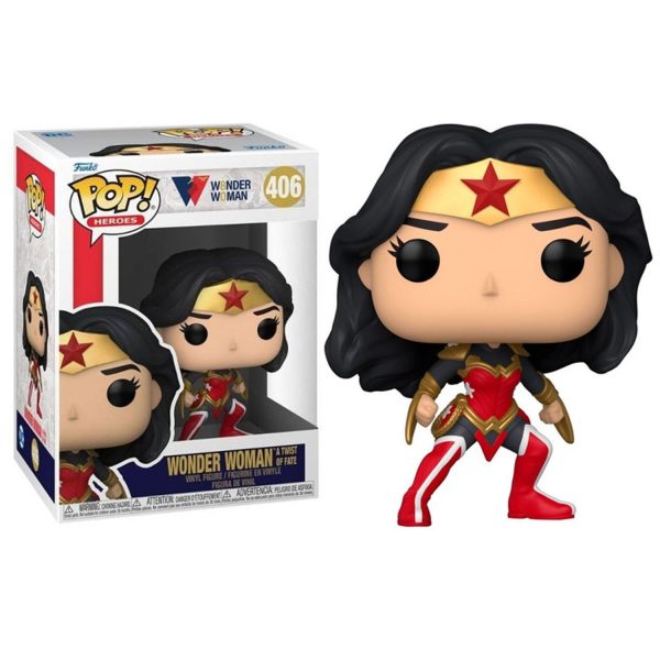 FUNKO POP WONDER WOMAN 80TH (AT WIST OF FATE) #406