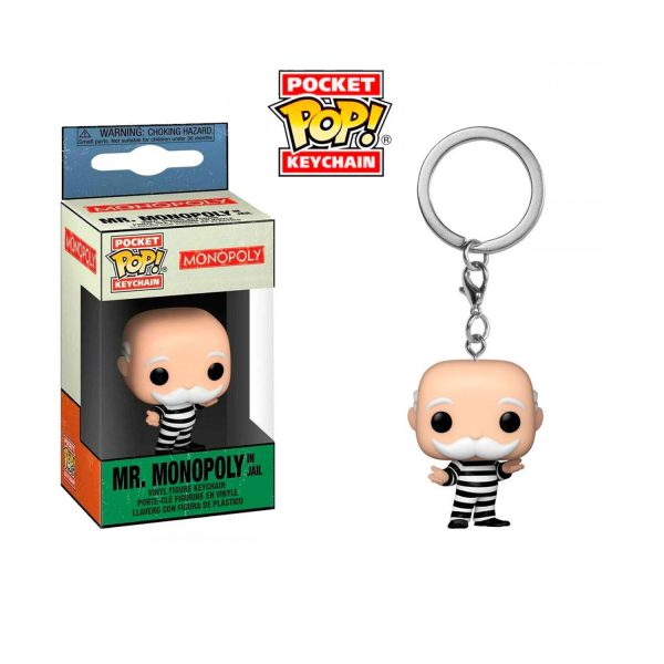 POP KEYCHAIN MONOPOLY- CRIMINAL UNCLE PENNYBAGS