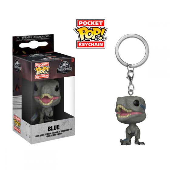 POP KEYCHAIN JURASSIC WORLD 2 - BLUE