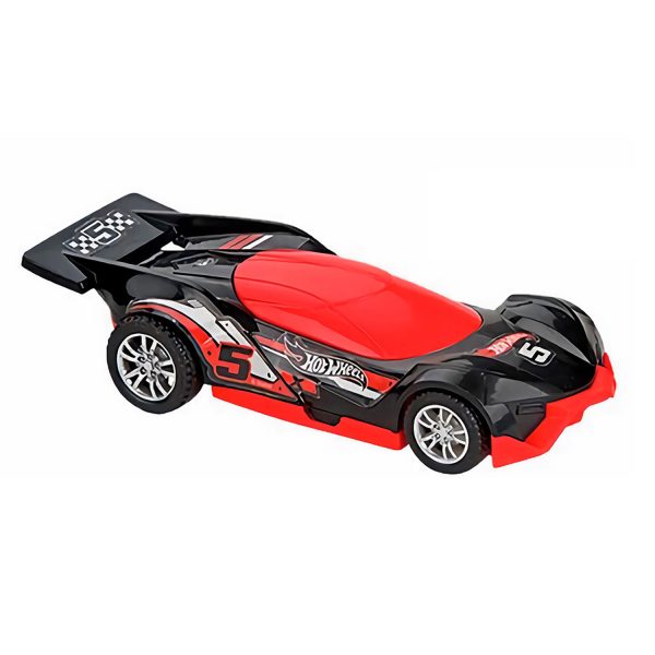 VEHICULOS PULLBACK HOT WHEELS FAST RACER 13CM NEGRO